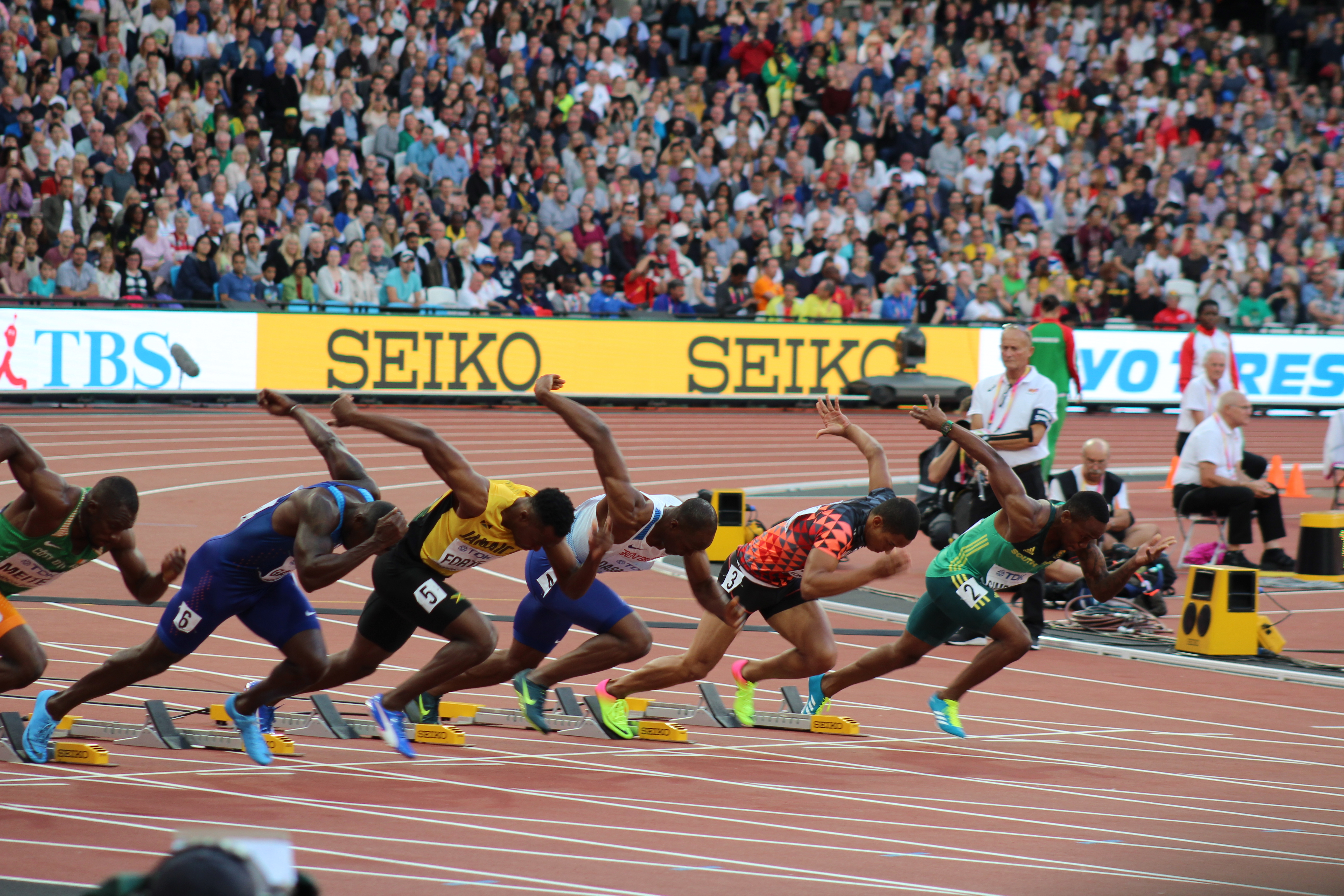 world athletics championships 100m