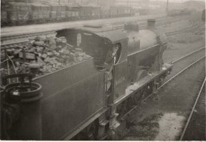 Jack Harrison at work on the trains
