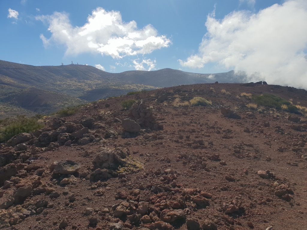 Mountains and blue skies