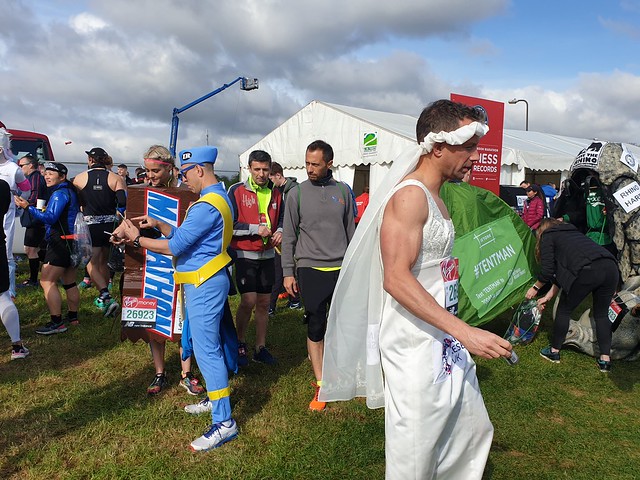 Runners in fancy dress