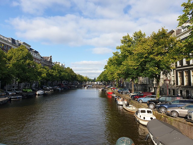 Canal in Amsterdam.